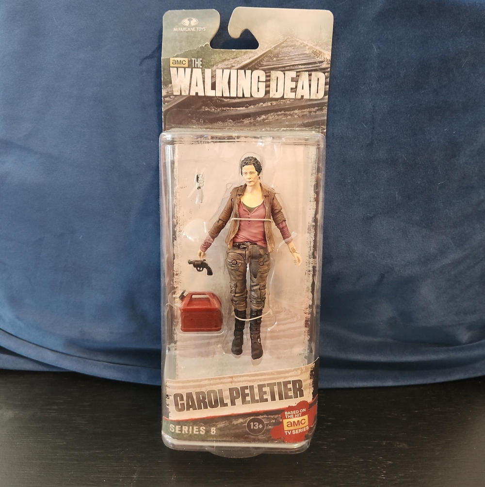 The Walking Dead Carol Peletier Action Figure - Brown & Red